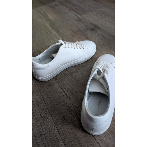 AXEL ARIGATO White Italian Leather Sneakers Size US 7 UK 6 EU 39 Minimalist - Picture 7 of 10